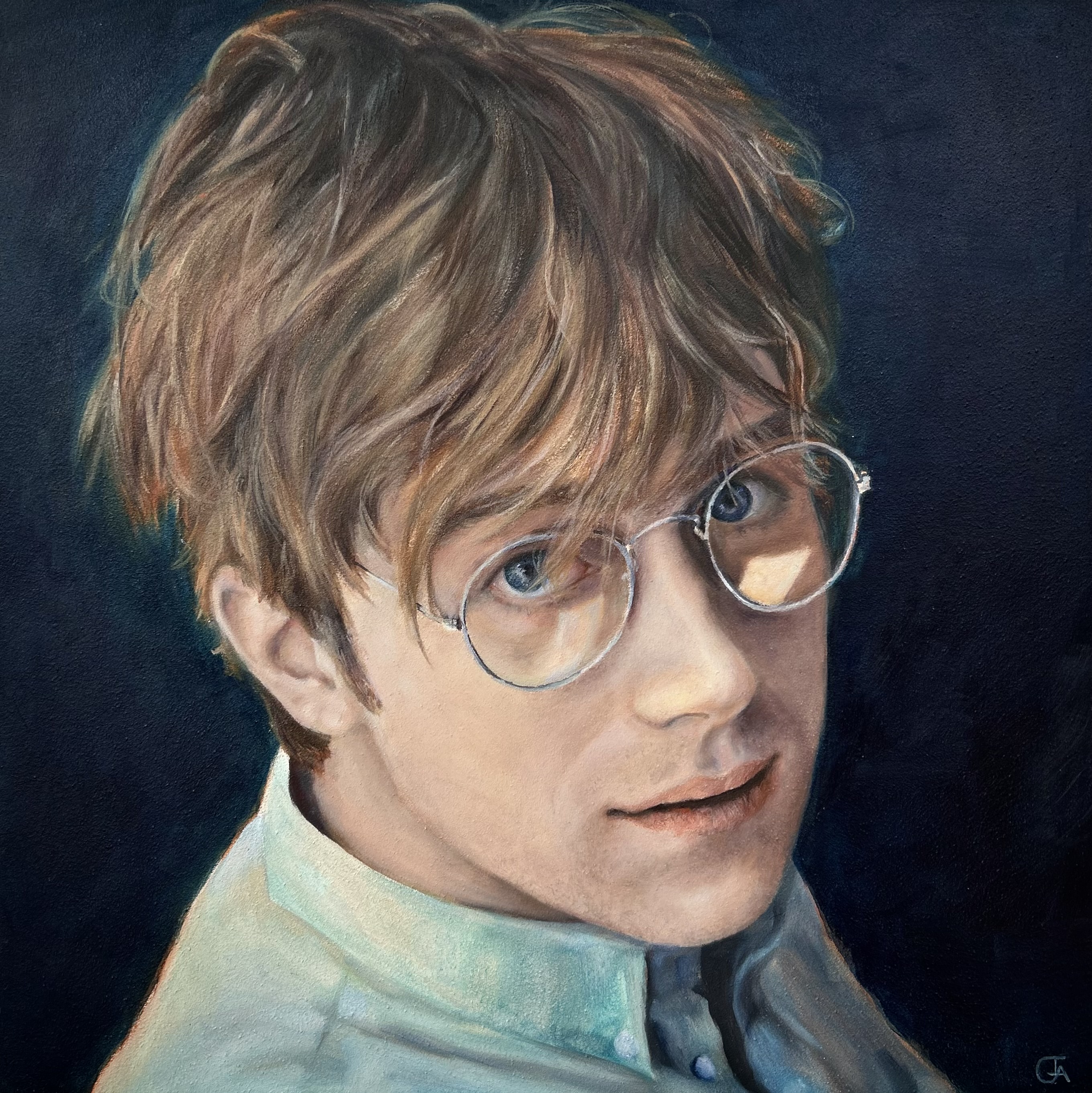 Damon Albarn Oil Painting