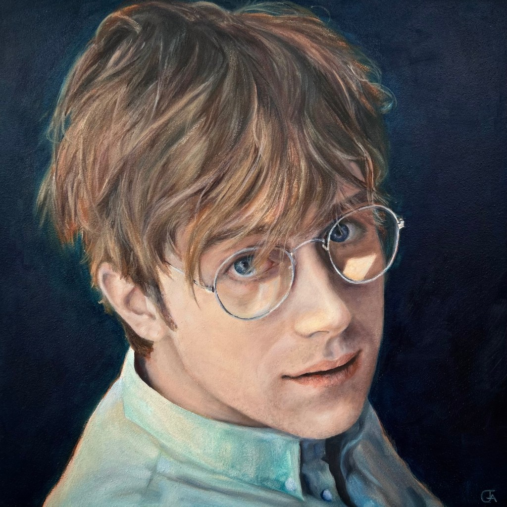 Damon Albarn Oil Painting