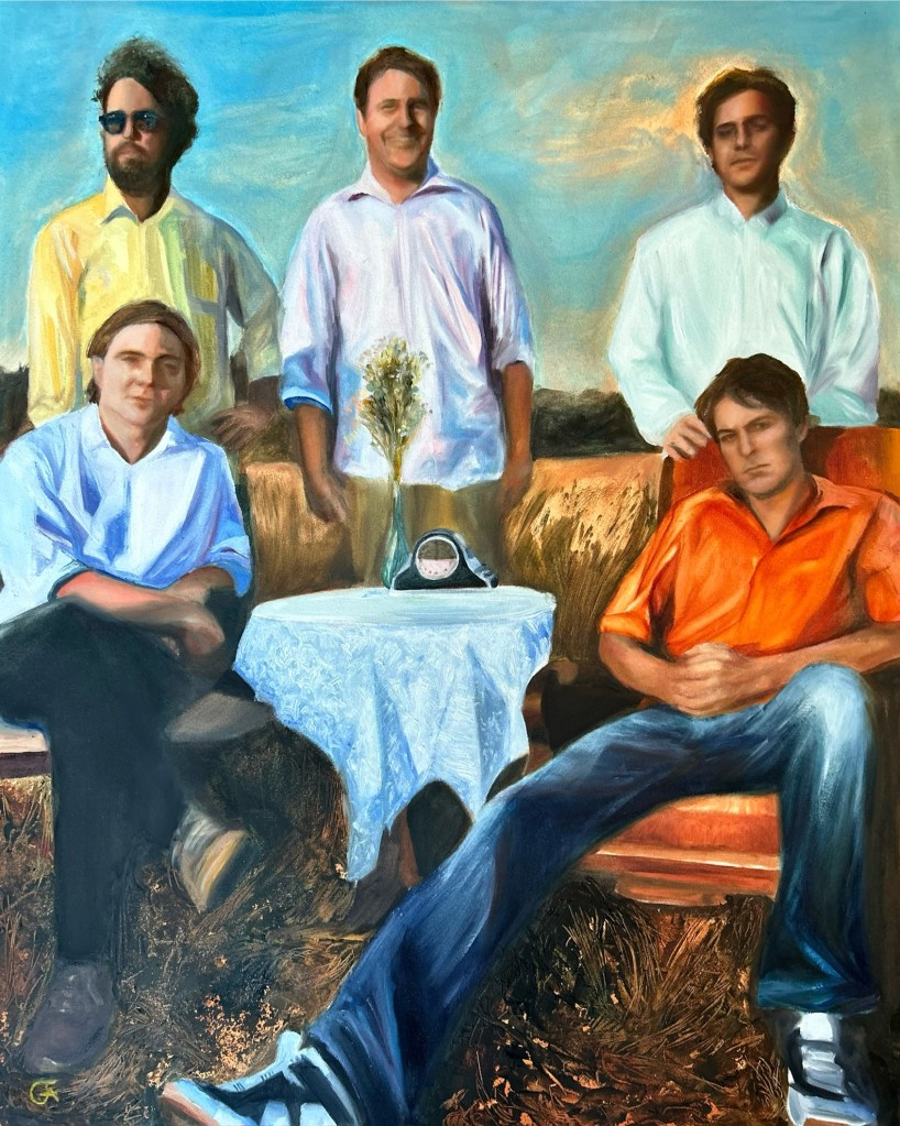 "Fight This Generation" - Oil on 16" x 20" Gesso Board / Pavement Band